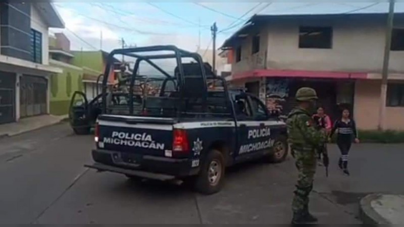 Matan a taxista a balazos, en calles de Uruapan 