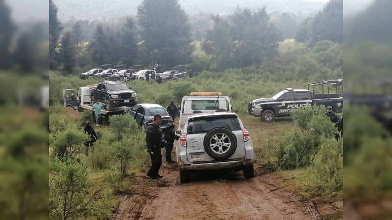 Destruyen narcocampamento, en Chilchota 