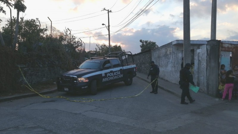 Balean y matan a hombre, cerca de El Zapién, en Uruapan 