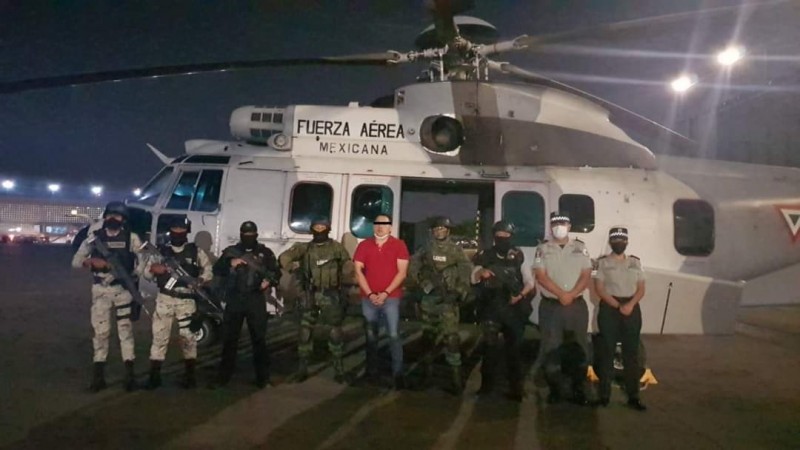 Tras operativo terrestre y aéreo, capturan en Tepalcatepec a El Johnny, supuesto líder criminal