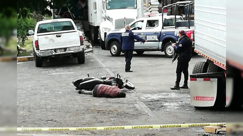 Asesinan a motociclista, en calles de Zamora 