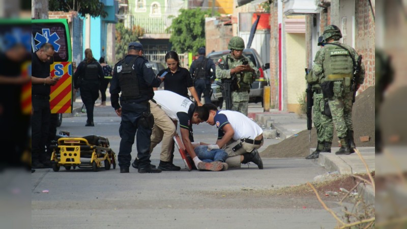 Disparan a un hombre en 5 ocasiones y solo lo lesionan, en Zamora