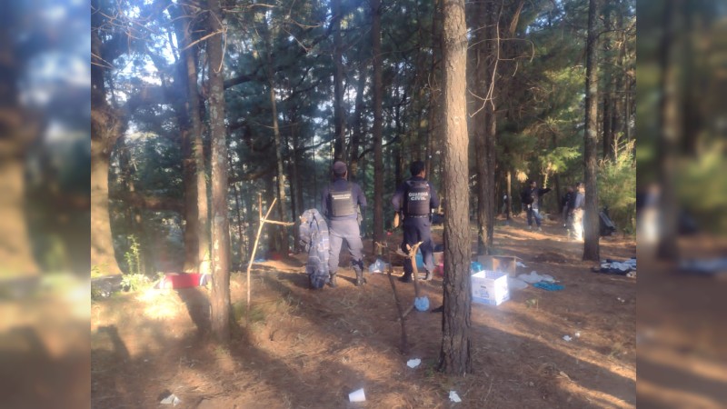 Desmantelan narcocampamento, en Ocampo 