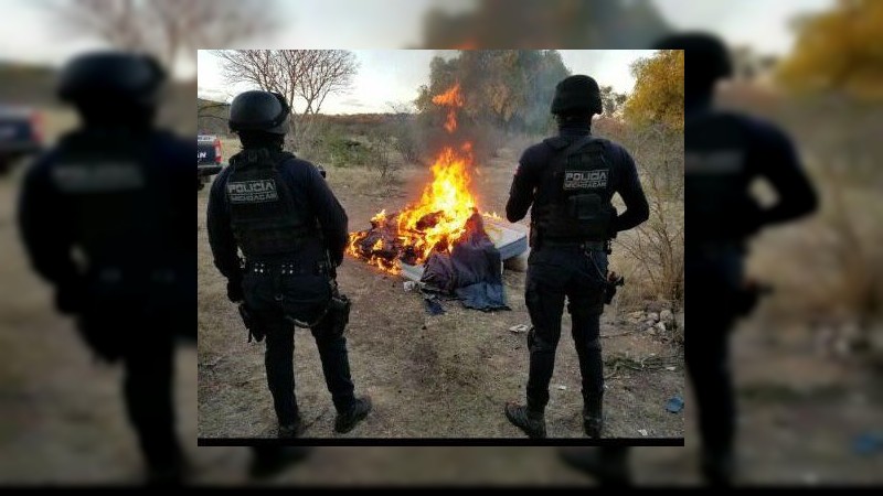 Policías revientan narcocampamento, en Álvaro Obregón  