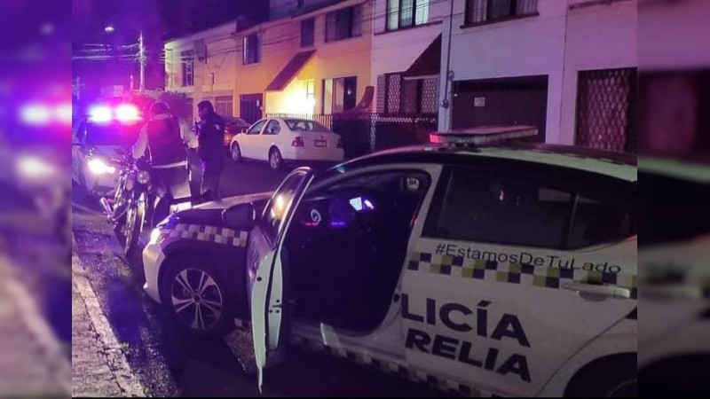 Tras persecución, policías atrapan a 3 presuntos ladrones, en Morelia 