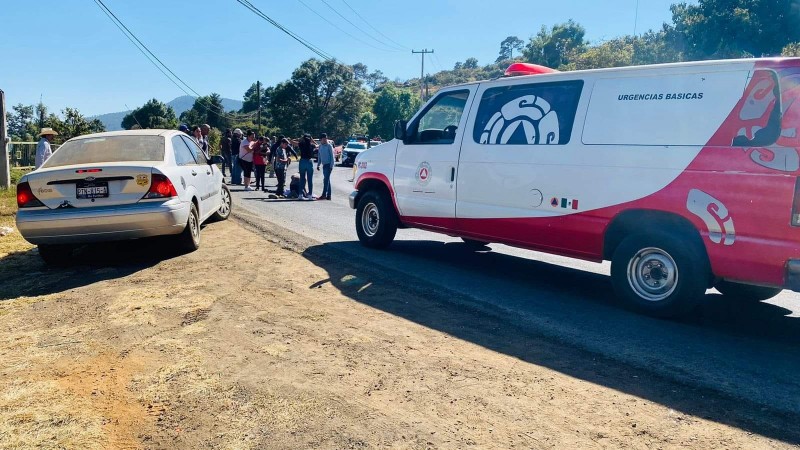 Choque entre moto y camioneta deja 1 muerto, en Tacámbaro 