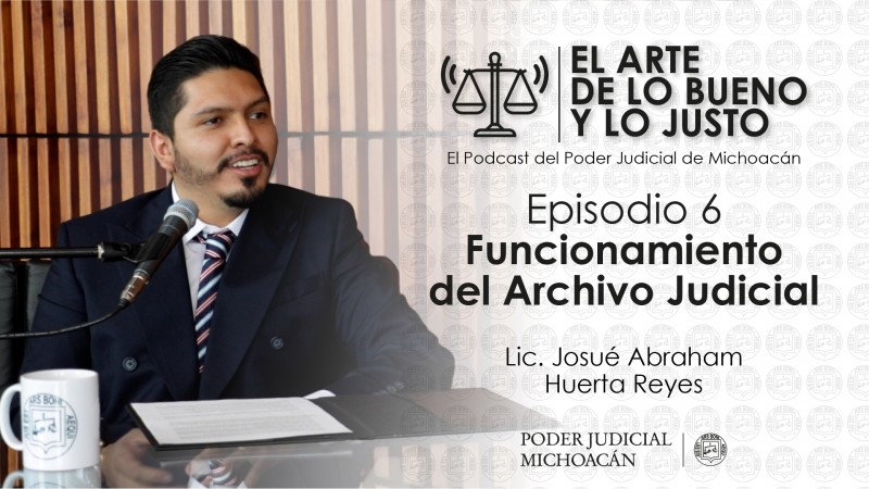 Funcionamiento del Archivo Judicial, tema central del podcast del Poder Judicial 