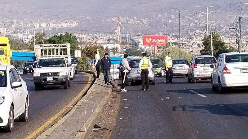 Fallece motociclista, en el Libramiento Norte  