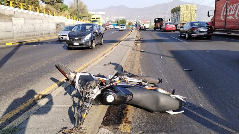 Fallece motociclista, en el Libramiento Norte  