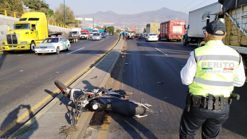 Fallece motociclista, en el Libramiento Norte  