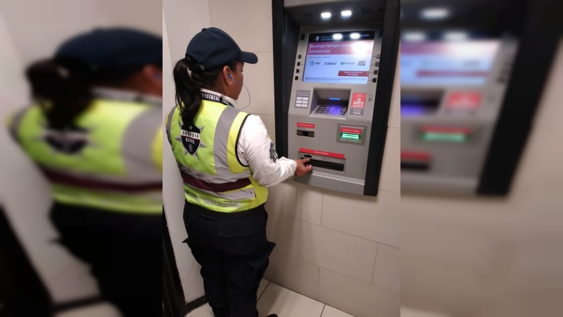 Detectan bloqueador en cajero en Scotiabank en Centro Histórico