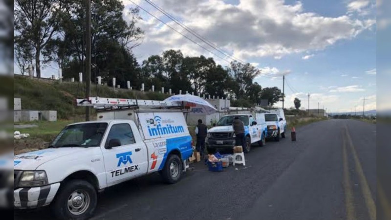 Interrumpen señal telefónica, en 3 municipios por daños a instalaciones   