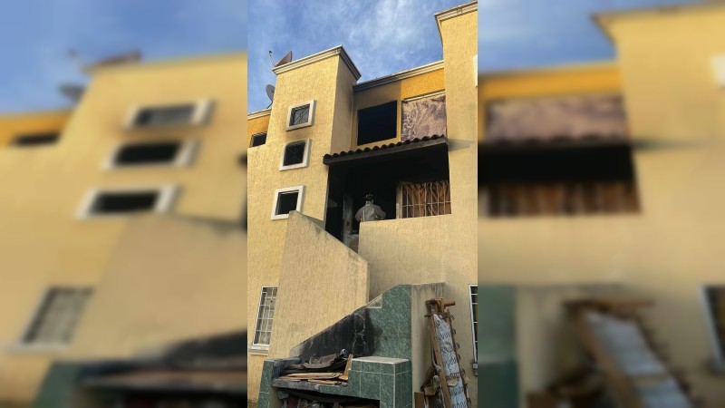 Se incendia vivienda, en Villas del Pedregal 