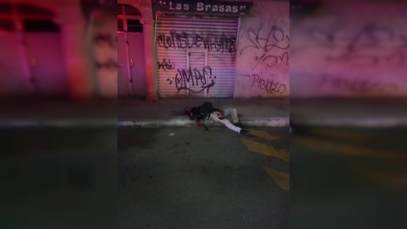 Ultiman a hombre a tiros, en calles de Morelia 