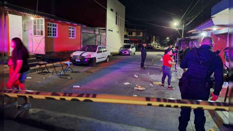 Tiroteo en una fiesta en Uruapan deja un muerto y 5 lesionados