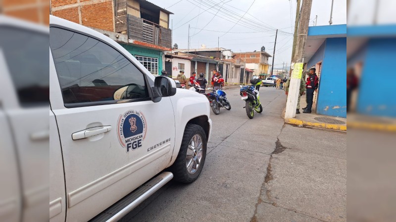 Muere niño tras ser alcanzado por bala perdida, en Uruapan 