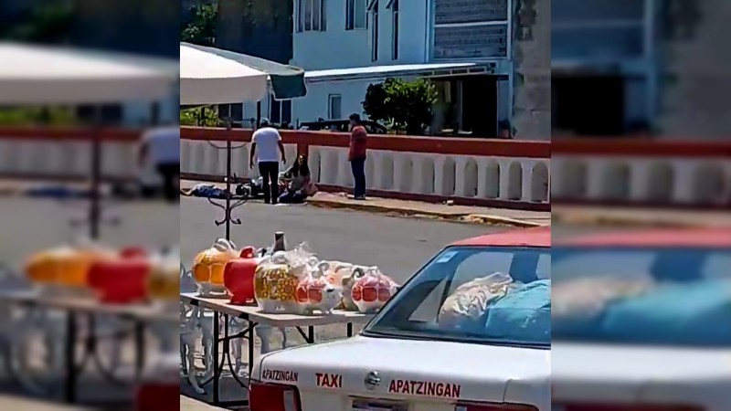 Tarde violenta, en Apatzingán  