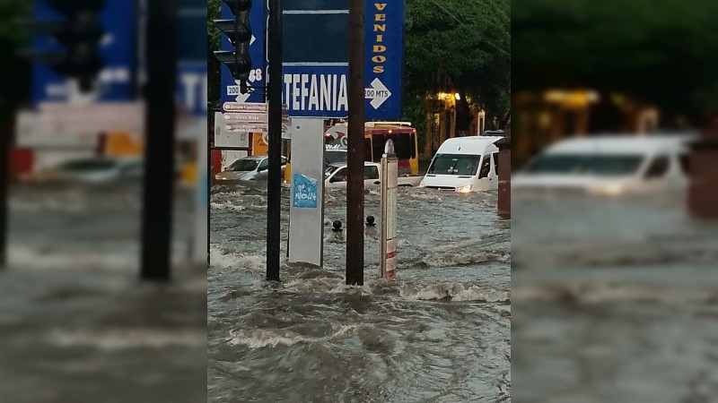 En 40 minutos llovió la misma cantidad que en 15 días: autoridades de Morelia 