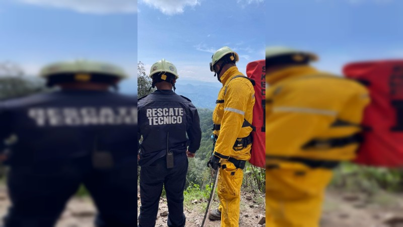 Muere conductor al caer con su camionera a barranco del sur de Morelia