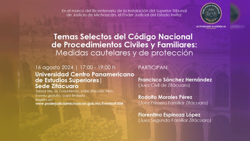 Zitácuaro: abre registro conversatorio sobre el CNPCYF