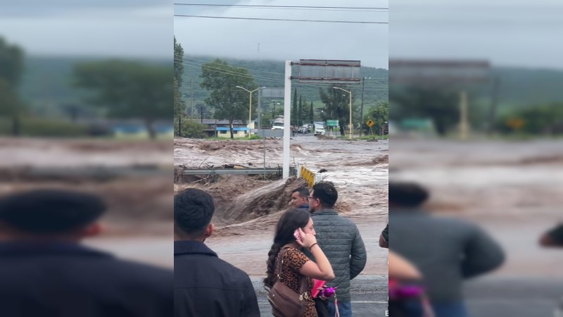 Azota tromba municipios de Purépero y Tlazazalca