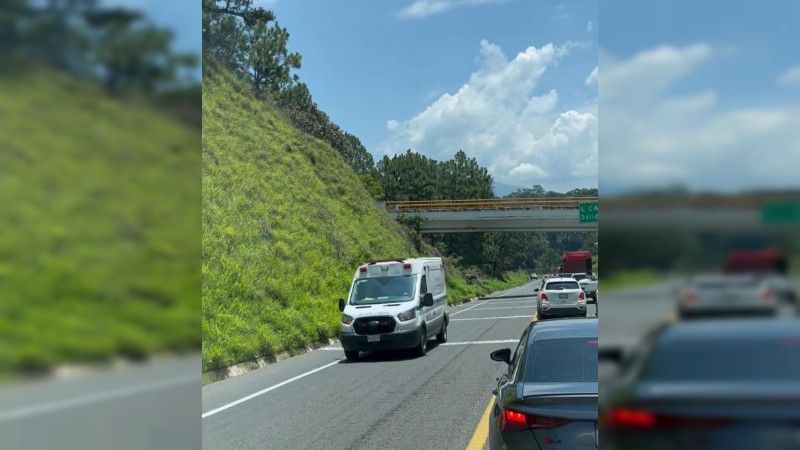 Grupo armado balea a guardias de seguridad privada, en la autopista de Occidente