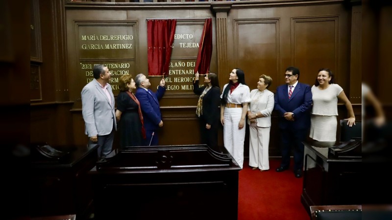 Inscriben el nombre de Benedicto López en el Muro de Honor de Palacio Legislativo