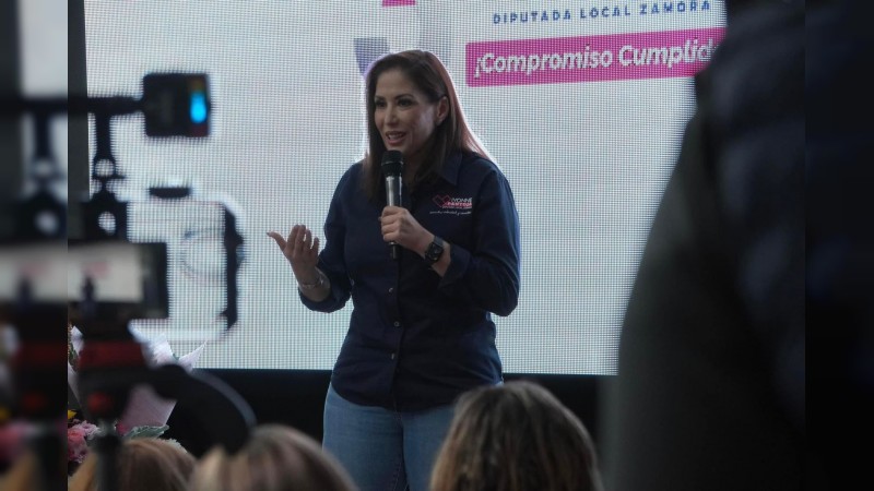 Ivonne Pantoja rinde informe legislativo: compromiso y resultados por Zamora