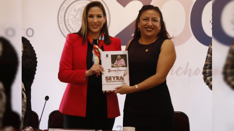 Presenta Seyra Alemán su tercer informe legislativo 