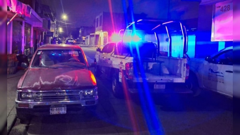 Ataque armado deja un muerto y un herido, en Uruapan 