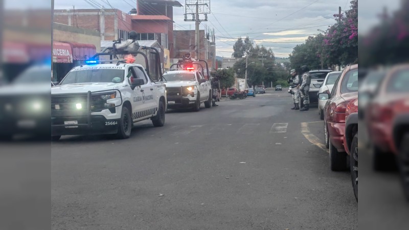 Morelia: asesinan a tiros a 2, en Morelia  