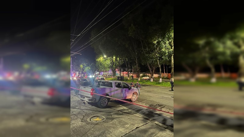 Se enfrentan a tiros policías y delincuentes, en Pátzcuaro 