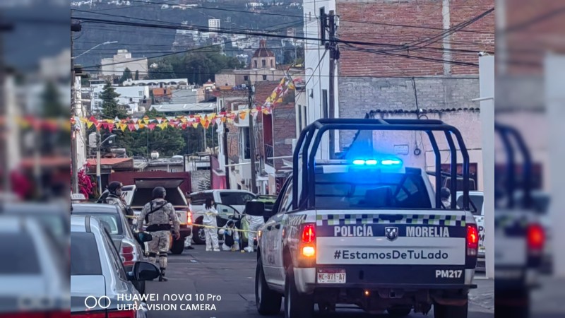 De 7 balazos, ejecutan a hombre, en Morelia 