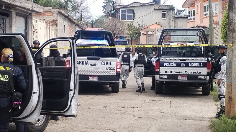 Balean a 2 hombres, en Morelia 