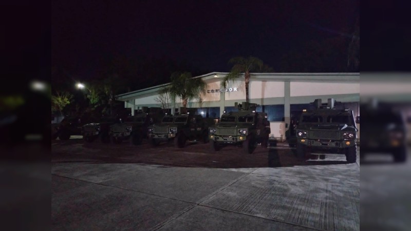 Con autos blindados nuevos, 600 militares enfrentarán a delincuentes  