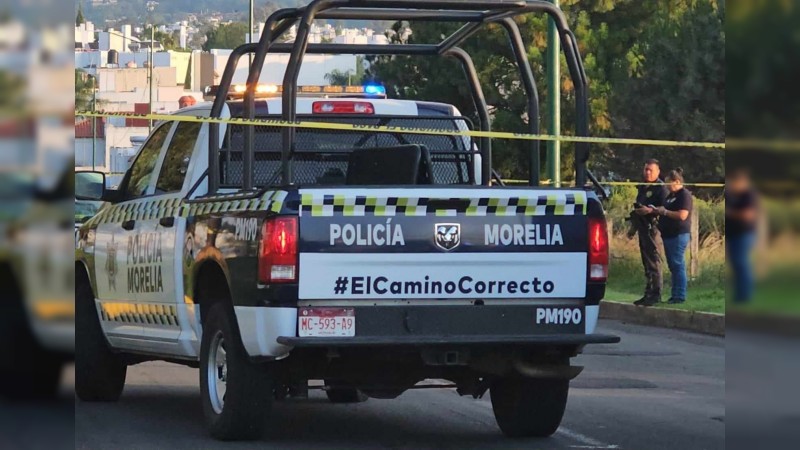 Joven es baleado, tras riña por partido de futbol al Sur de Morelia 