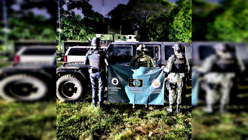 Tras operativos aseguran camionetas con reporte de robo, en Apatzingán  