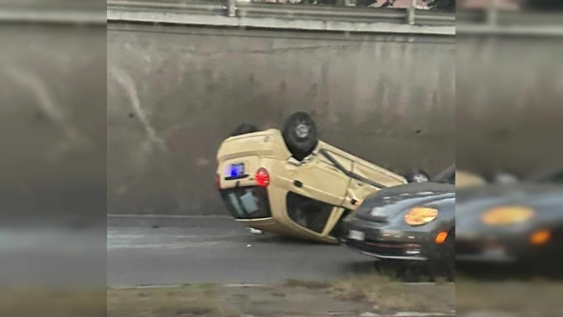 Viernes de accidentes viales, en Morelia  