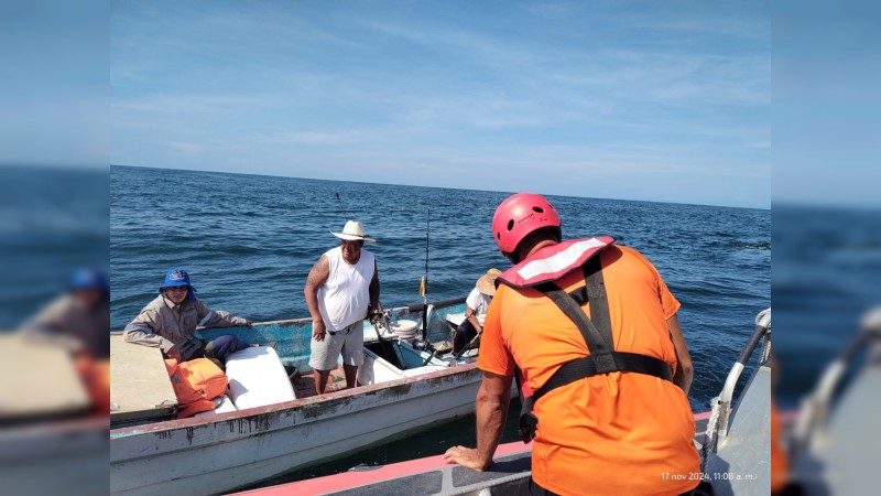 Rescatan a embarcación que quedó a la deriva, en LC 