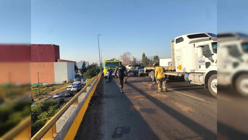 Se registran 3 accidentes vehiculares, en Libramiento de Morelia 