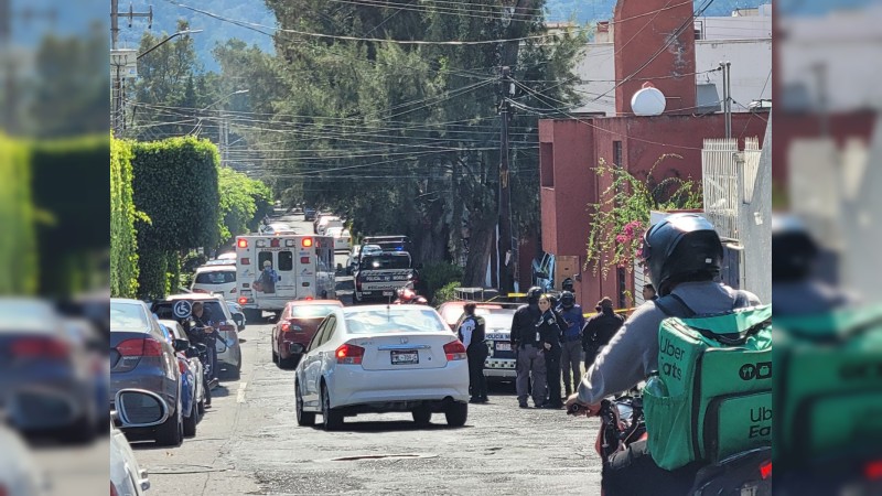 Delincuente balea a elemento de seguridad, en Morelia  