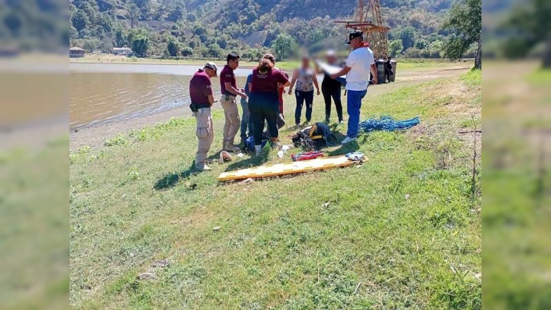 Muere el joven que cayó de tirolesa, en Tacámbaro 