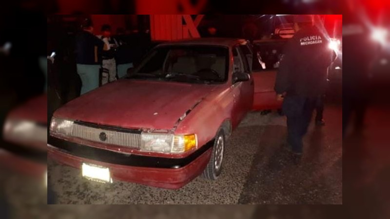 Comando ataca a pareja, en Tarímbaro; un muerto 