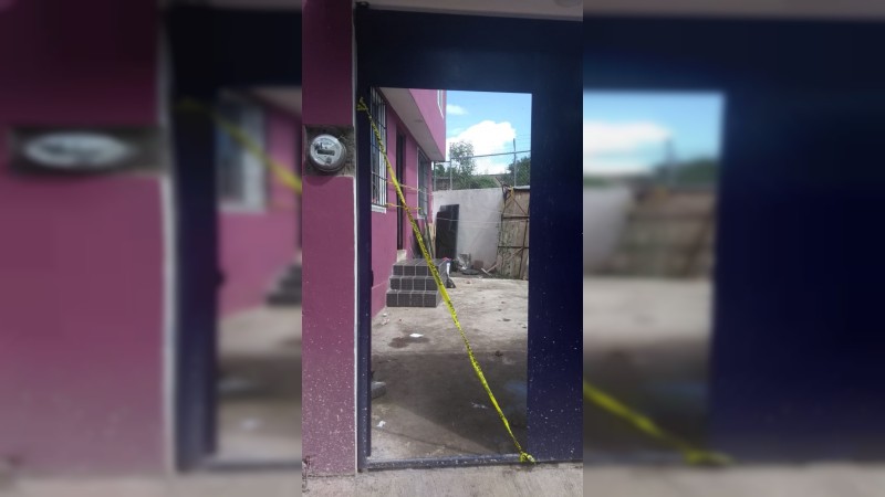 Hombre muere desangrado dentro de un domicilio, en Morelia 