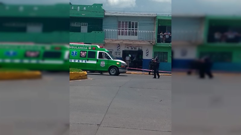 Atacan barbería en Zamora, hay un muerto y un herido