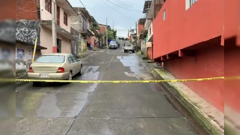 Ataque a balazos en Uruapan deja 1 muerto y 1 herido 