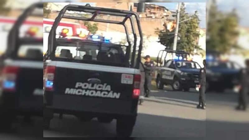 Sicarios balean a hombre y lo dejan gravemente herido, en Morelia