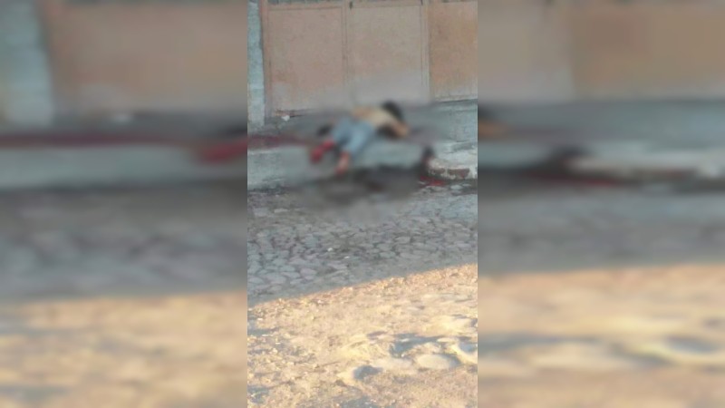 Ejecutan a hombre, en calles de Zamora 