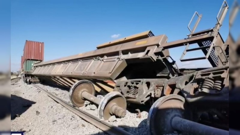 Descarrila tren entre Michoacán y Guanajuato