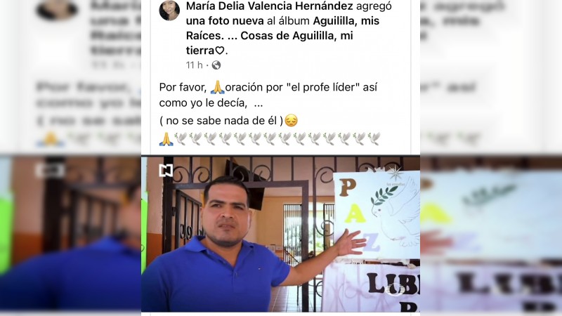 Reportan en redes supuesta desaparición del profesor Fernando Padilla